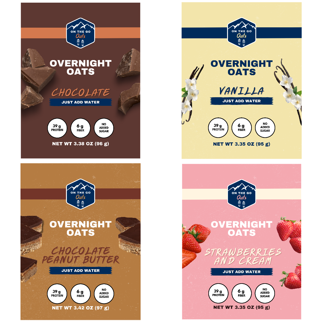 Starter Pack - High Protein Overnight Oats (10 Meals)