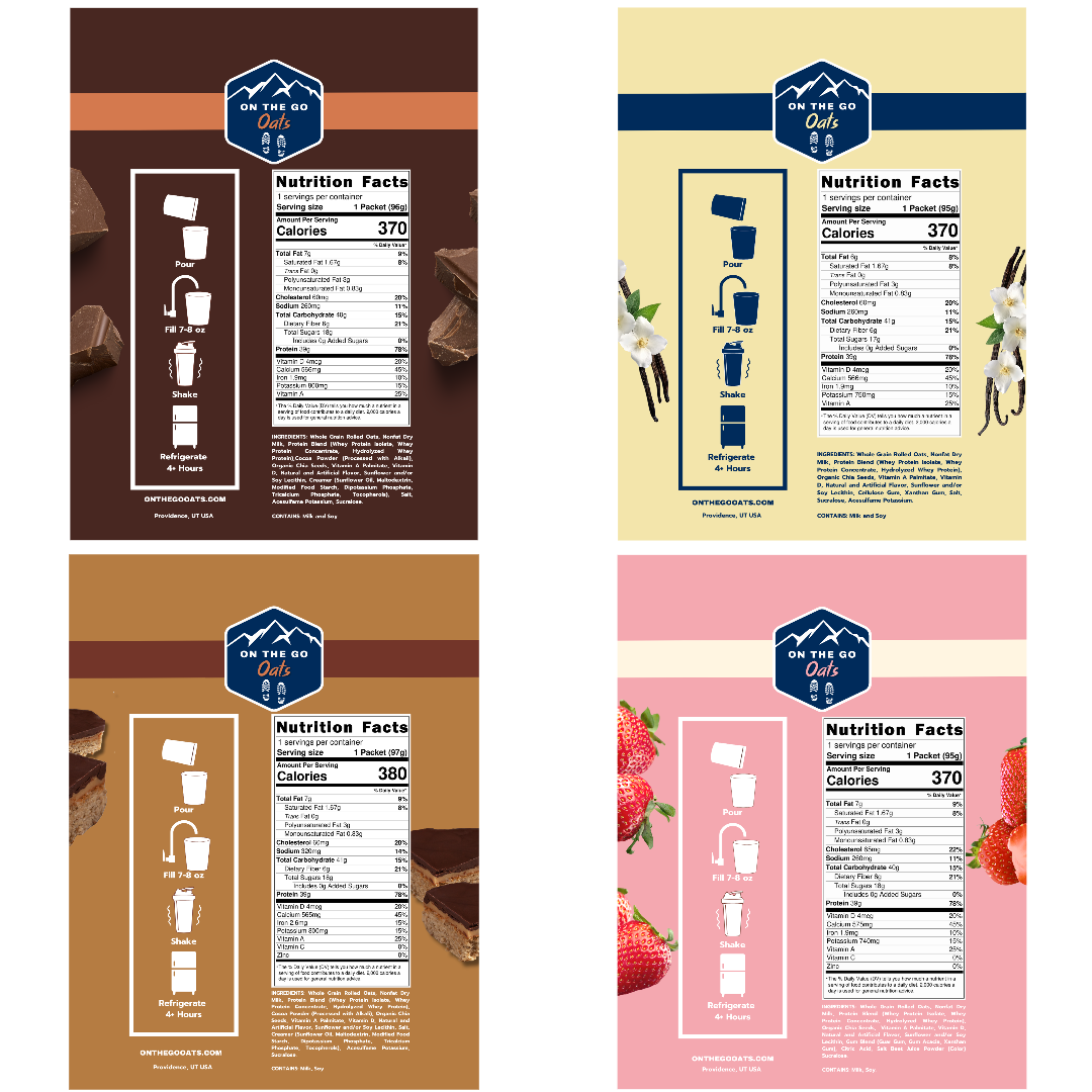 Starter Pack - High Protein Overnight Oats (10 Meals)